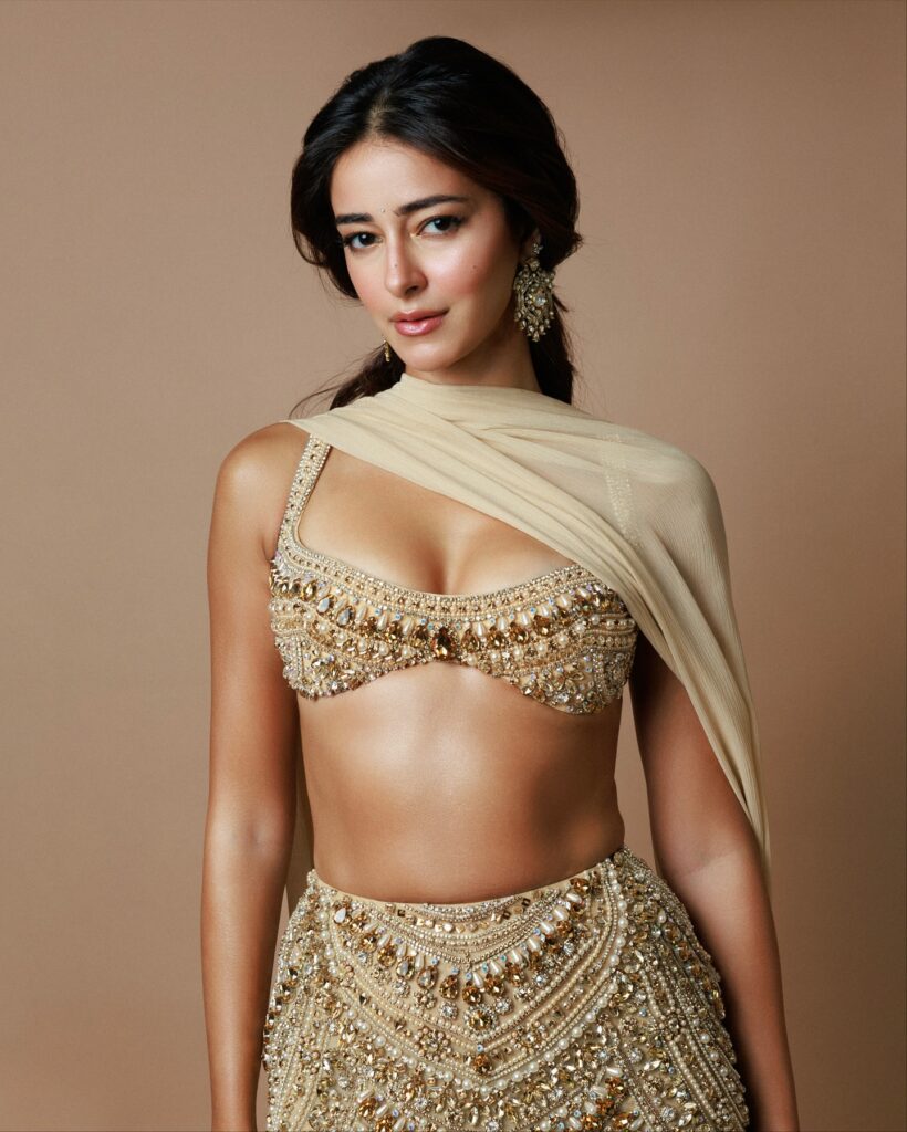 Ananya Panday Flaunts Her Glamorous Bralette Look